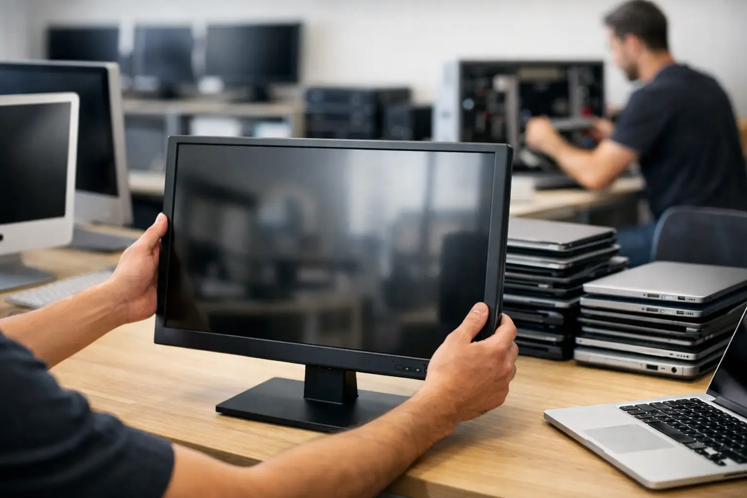 Onde comprar monitor seminovo BH com garantia